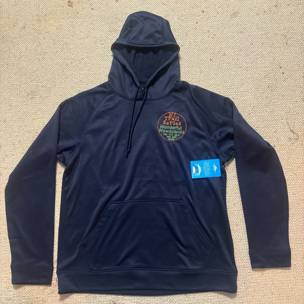 Vansport Navy Blue Hoodie, size Medium